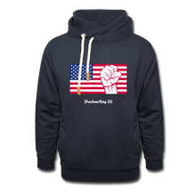 Load image into Gallery viewer, USA STRONG - Shawl Collar Hoodie - navy
