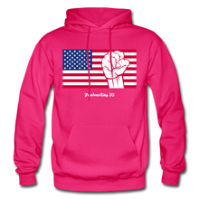 Load image into Gallery viewer, USA STRONG - Gildan Heavy Blend Adult Hoodie - fuchsia
