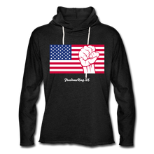 Load image into Gallery viewer, USA STRONG - Unisex Lightweight Terry Hoodie - charcoal gray
