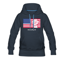 Load image into Gallery viewer, USA STRONG - Women’s Premium Hoodie - navy
