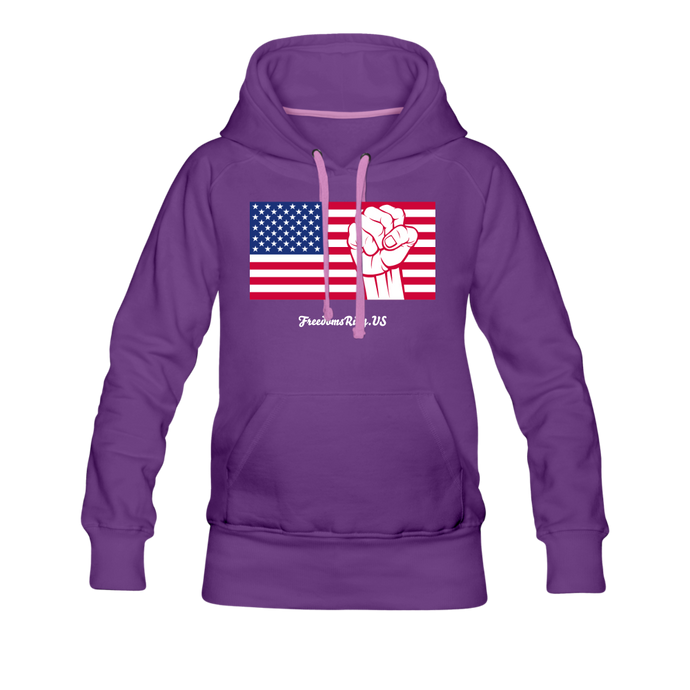 USA STRONG - Women’s Premium Hoodie - purple