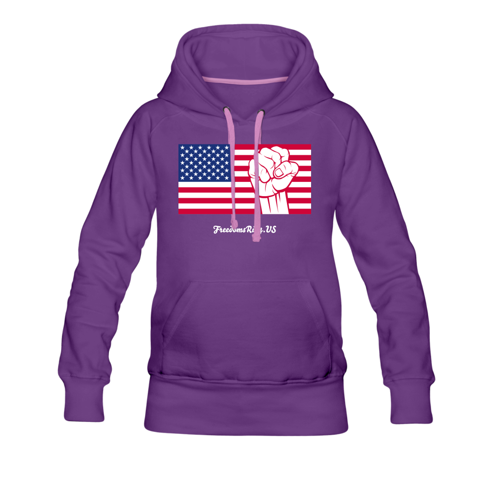 USA STRONG - Women’s Premium Hoodie - purple