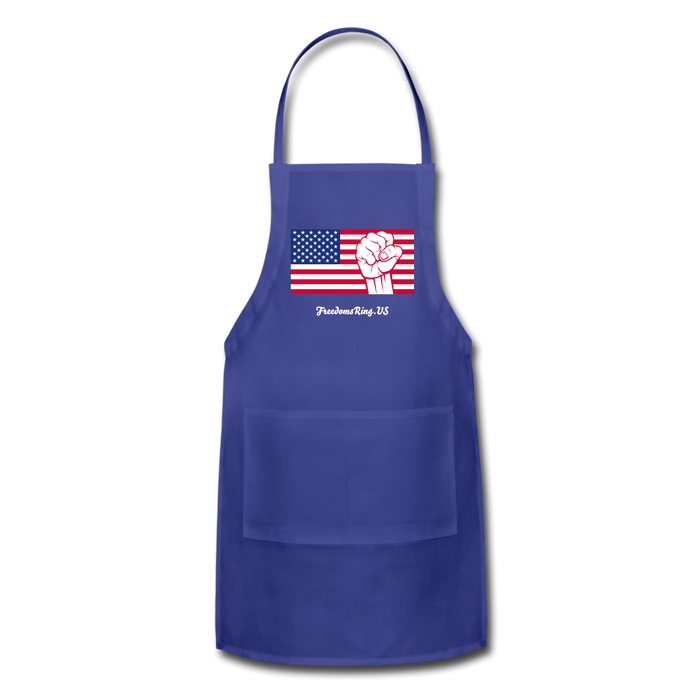 USA STRONG - Adjustable Apron - royal blue