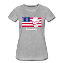 Load image into Gallery viewer, USA STRONG - Women’s Premium T-Shirt - heather gray
