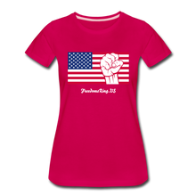 Load image into Gallery viewer, USA STRONG - Women’s Premium T-Shirt - dark pink
