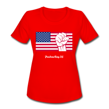 Load image into Gallery viewer, USA STRONG - Women&#39;s Moisture Wicking Performance T-Shirt - red
