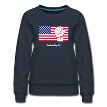 Load image into Gallery viewer, USA STRONG - Women’s Premium Sweatshirt - navy
