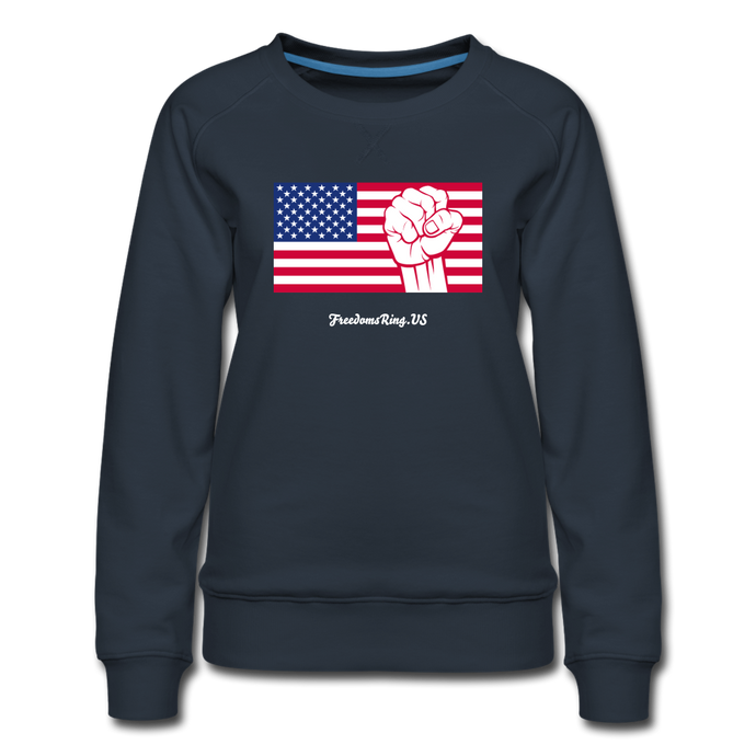 USA STRONG - Women’s Premium Sweatshirt - navy