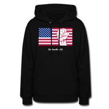 Load image into Gallery viewer, USA STRONG - Women&#39;s Hoodie - black
