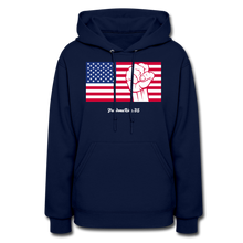 Load image into Gallery viewer, USA STRONG - Women&#39;s Hoodie - navy
