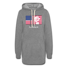 Load image into Gallery viewer, USA STRONG - Women&#39;s Hoodie Dress - heather gray
