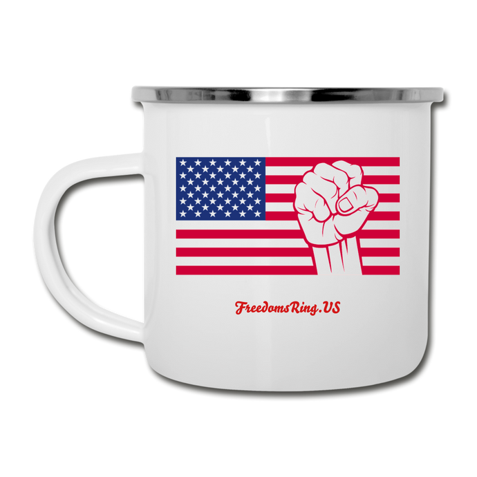 USA STRONG - Camper Mug - white