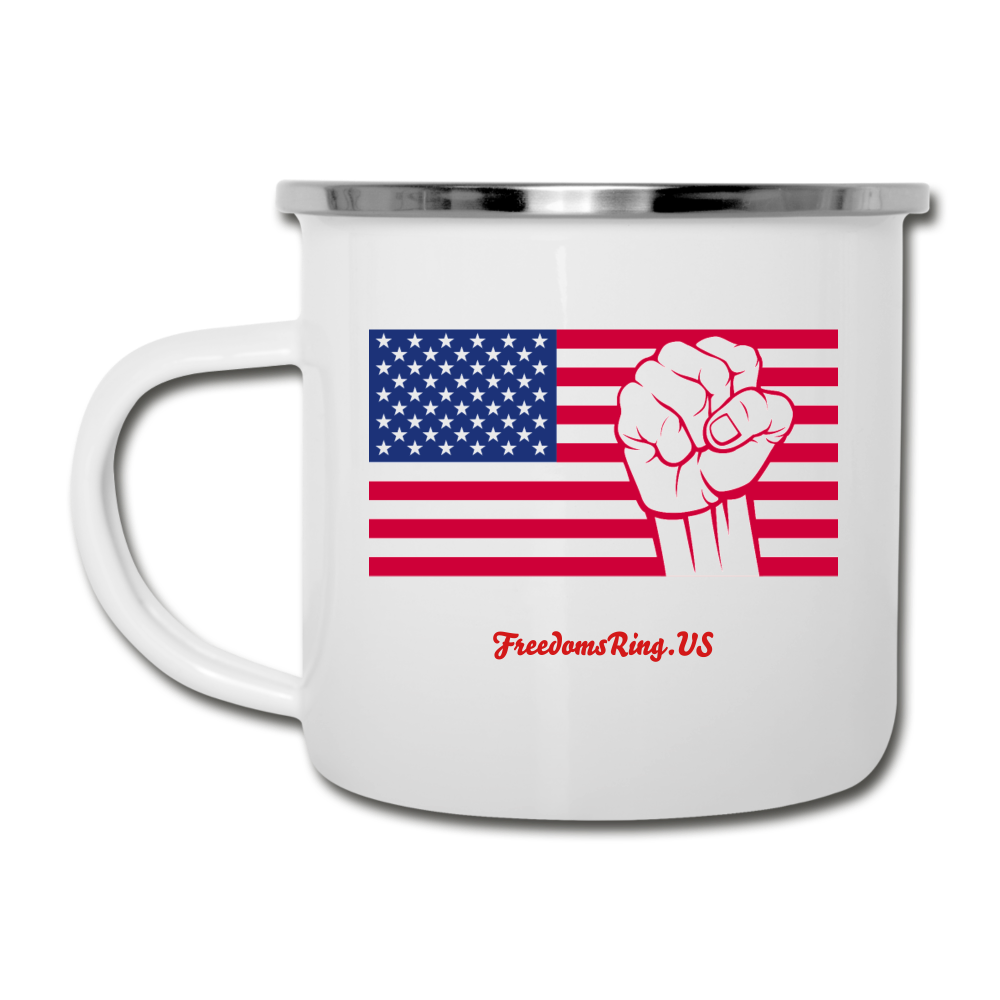 USA STRONG - Camper Mug - white