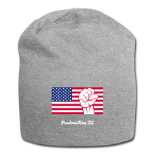 Load image into Gallery viewer, USA STRONG - Jersey Beanie - heather gray
