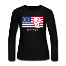 Load image into Gallery viewer, USA STRONG - Women&#39;s Long Sleeve Jersey T-Shirt - black
