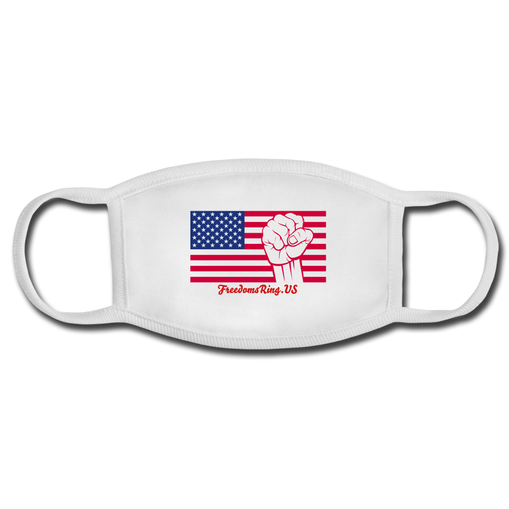 USA STRONG - Face Mask - white/white