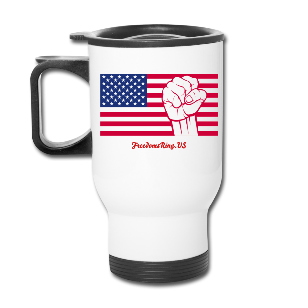 USA STRONG - Travel Mug - white