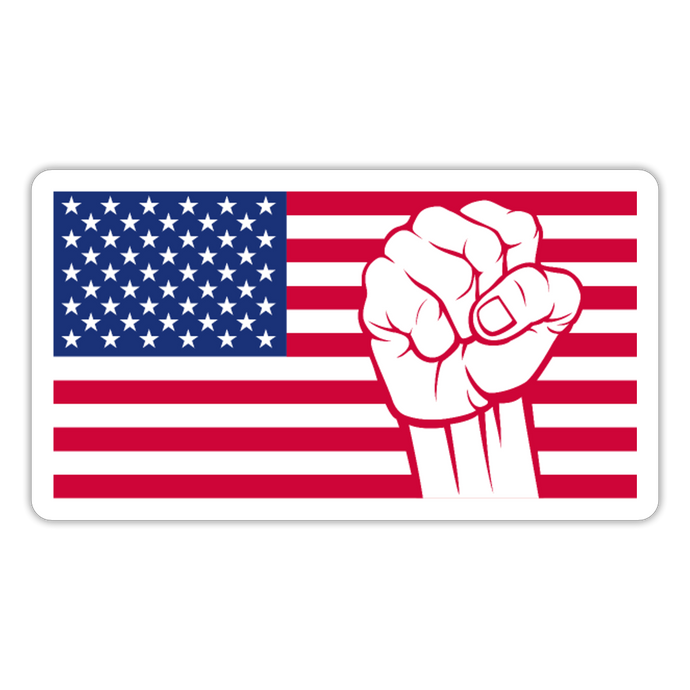 USA STRONG - Sticker - white matte