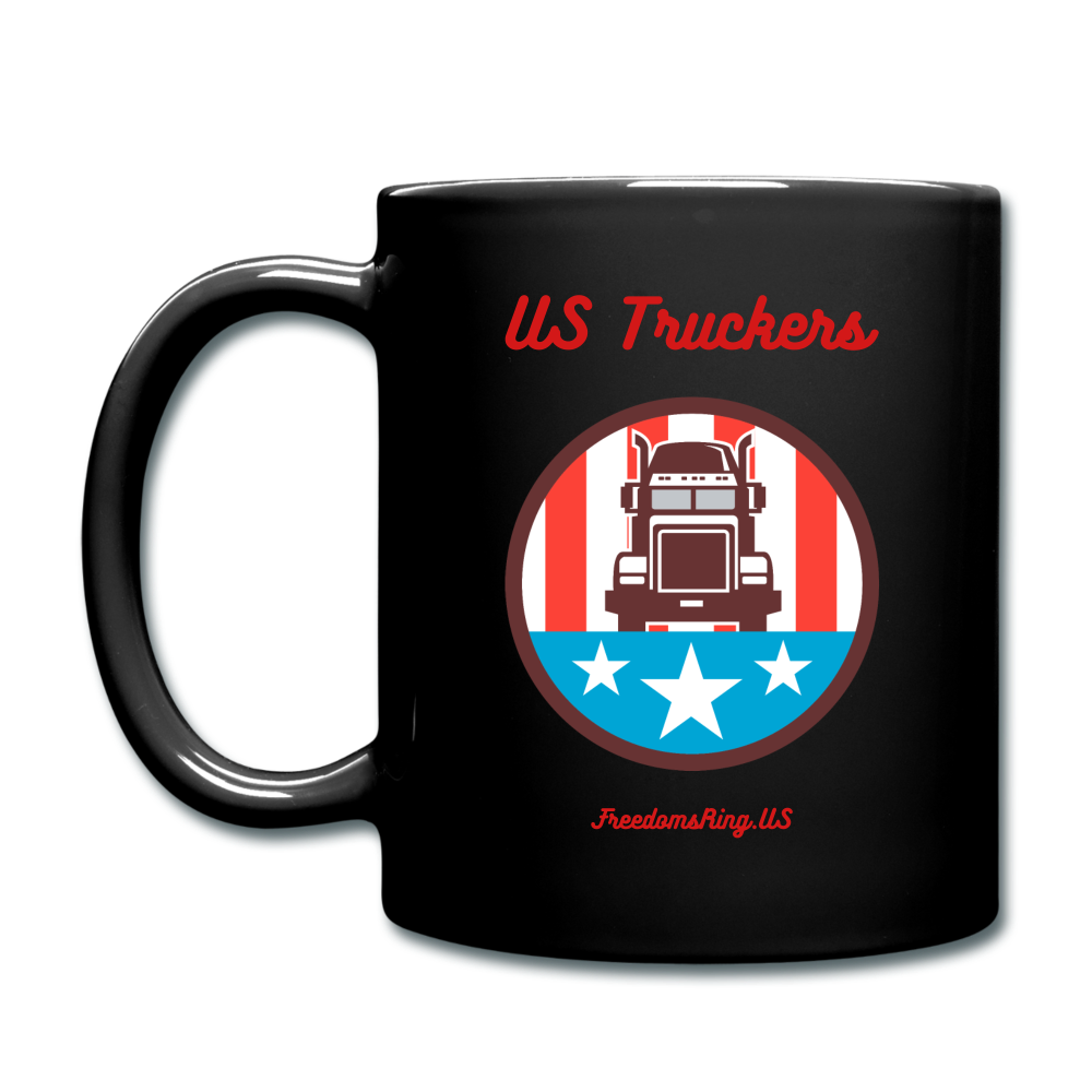 USA TRUCKER - Full Color Mug - black