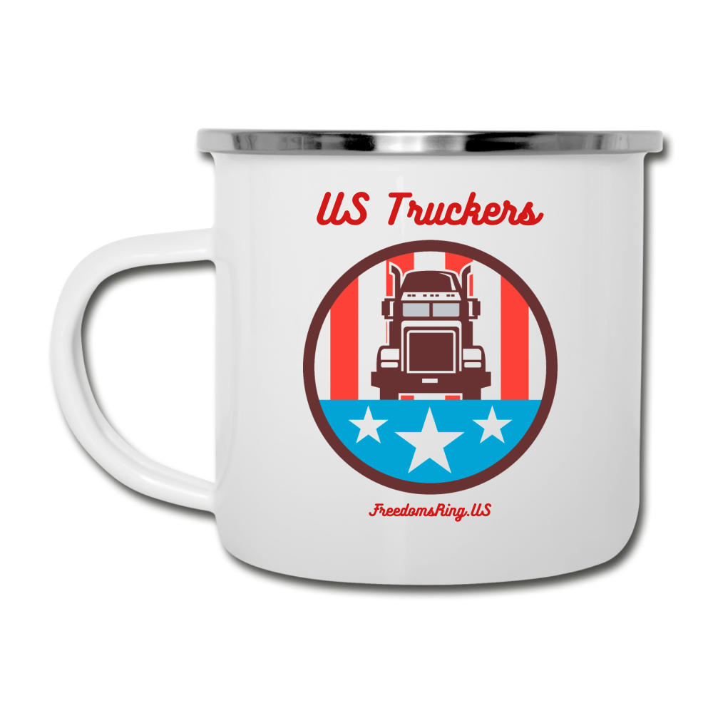 USA TRUCKER - Camper Mug - white