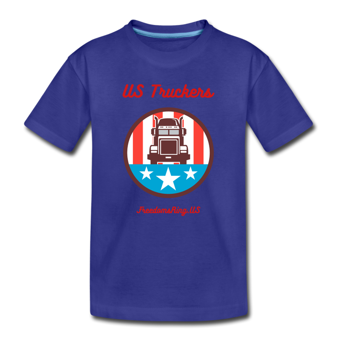 USA TRUCKER - Kids' Premium T-Shirt - royal blue