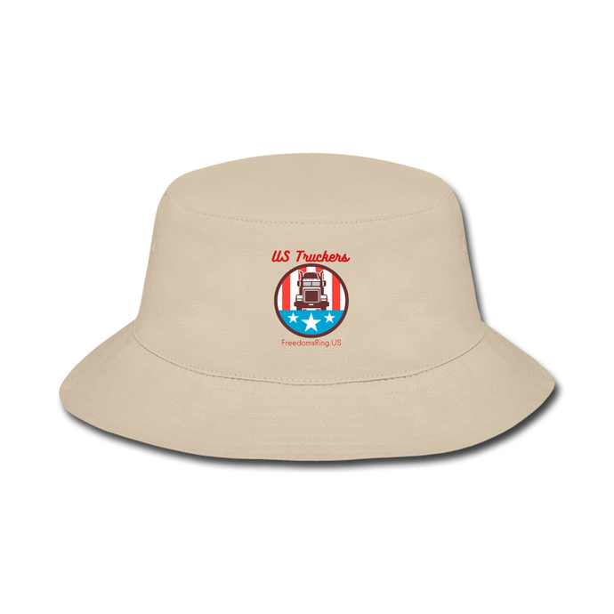 USA TRUCKER - Bucket Hat - cream