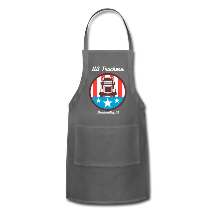 USA TRUCKER - Adjustable Apron - charcoal