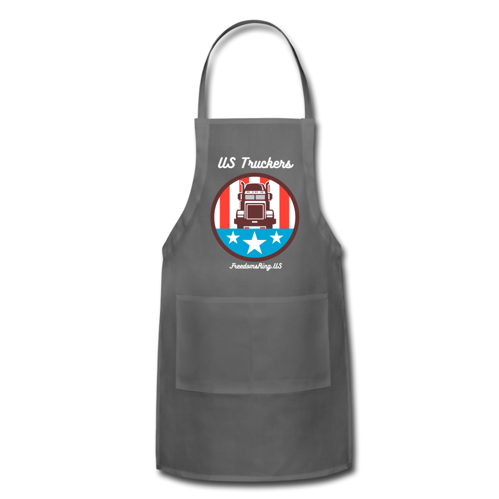 USA TRUCKER - Adjustable Apron - charcoal