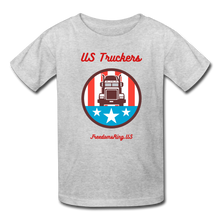 Load image into Gallery viewer, US TRUCKERS - Kids&#39; T-Shirt - heather gray
