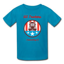 Load image into Gallery viewer, US TRUCKERS - Kids&#39; T-Shirt - turquoise
