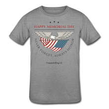 Load image into Gallery viewer, MEMORIAL DAY - Kids&#39; Tri-Blend T-Shirt - heather gray
