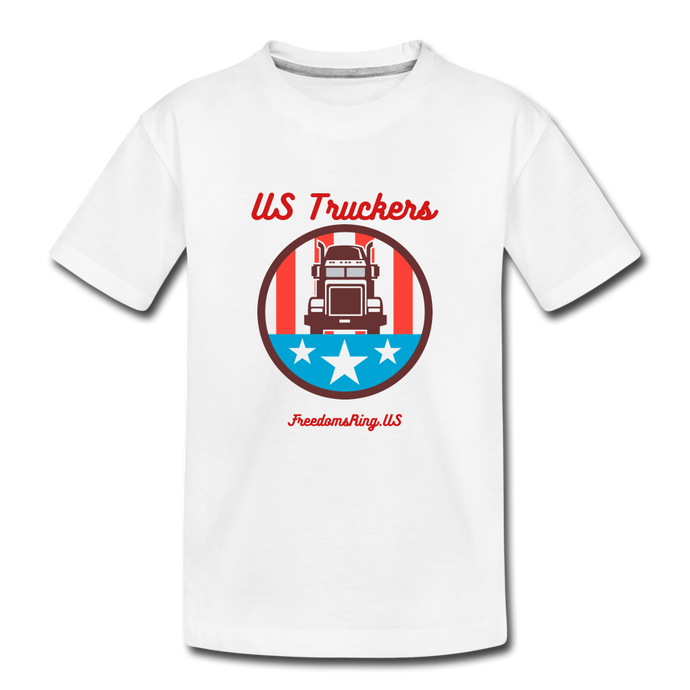 US TRUCKERS - Toddler Premium T-Shirt - white