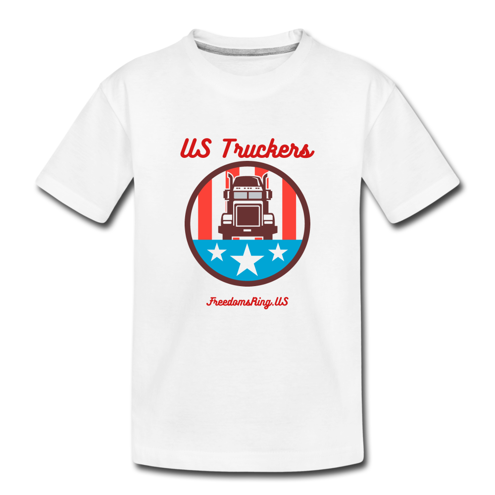 US TRUCKERS - Toddler Premium T-Shirt - white