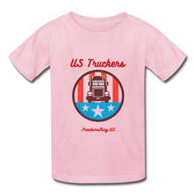 Load image into Gallery viewer, US TRUCKERS - Gildan Ultra Cotton Youth T-Shirt - light pink
