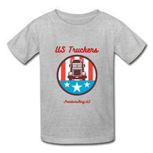 Load image into Gallery viewer, US TRUCKERS - Gildan Ultra Cotton Youth T-Shirt - heather gray
