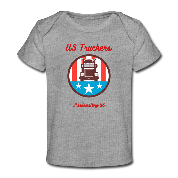 US TRUCKERS - Organic Baby T-Shirt - heather gray