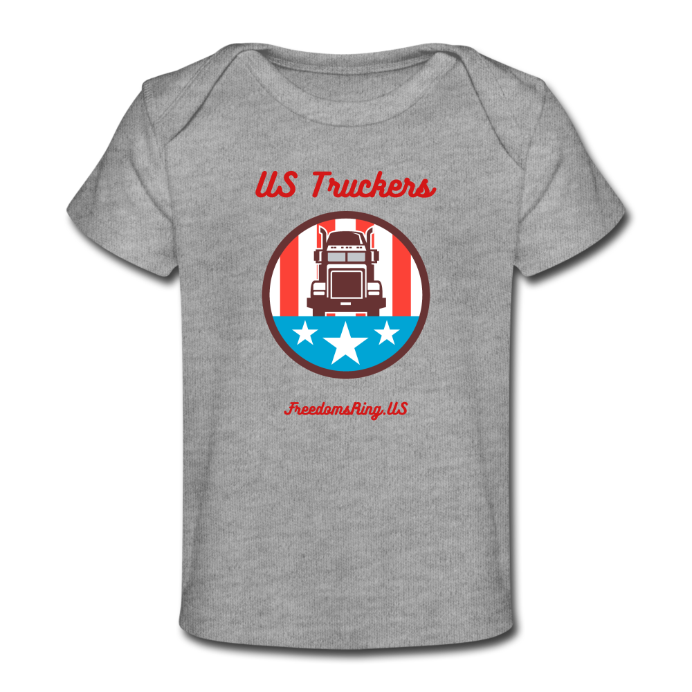 US TRUCKERS - Organic Baby T-Shirt - heather gray