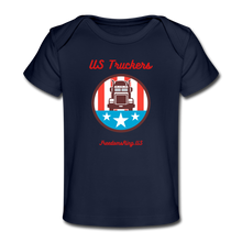 Load image into Gallery viewer, US TRUCKERS - Organic Baby T-Shirt - dark navy
