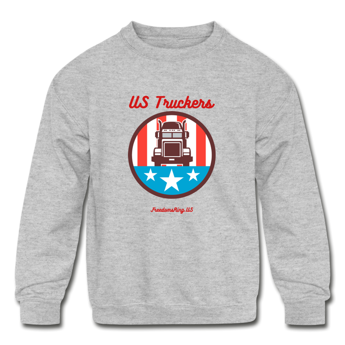 US TRUCKERS - Kids' Crewneck Sweatshirt - heather gray