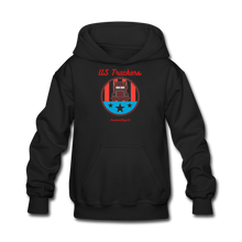 Load image into Gallery viewer, US TRUCKERS - Kids&#39; Hoodie - black
