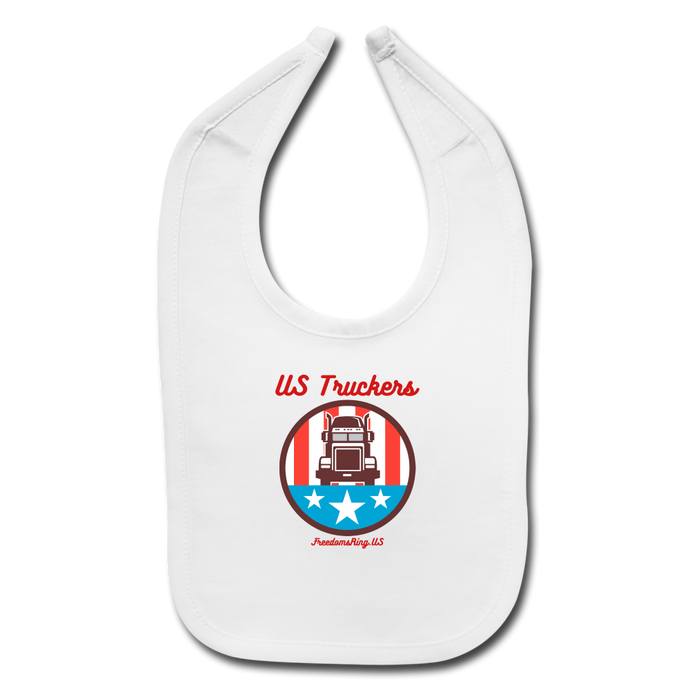 US TRUCKERS - Baby Bib - white