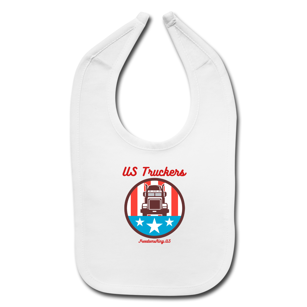 US TRUCKERS - Baby Bib - white