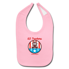 Load image into Gallery viewer, US TRUCKERS - Baby Bib - light pink
