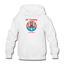 Load image into Gallery viewer, US TRUCKERS - Gildan Heavy Blend Youth Hoodie - white
