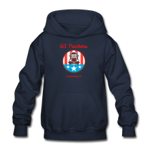 Load image into Gallery viewer, US TRUCKERS - Gildan Heavy Blend Youth Hoodie - navy
