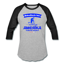 Load image into Gallery viewer, MAKING AMERIKA GROVEL AGAIN - Baseball T-Shirt - heather gray/black
