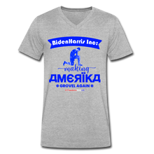 Load image into Gallery viewer, MAKING AMERIKA GROVEL AGAIN - Men&#39;s V-Neck T-Shirt - heather gray
