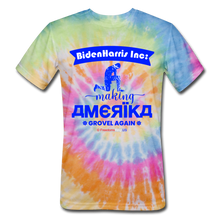 Load image into Gallery viewer, MAKING AMERIKA GROVEL AGAIN - Unisex Tie Dye T-Shirt - rainbow
