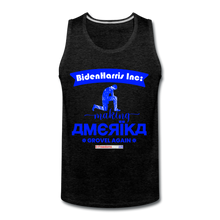 Load image into Gallery viewer, MAKING AMERIKA GROVEL AGAIN - Men’s Premium Tank - charcoal gray
