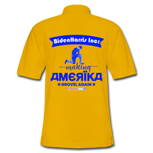 Load image into Gallery viewer, MAKING AMERIKA GROVEL AGAIN - Men&#39;s Pique Polo Shirt - Yellow
